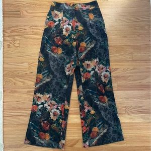 Eva Franco | Patterned High-waisted Pants